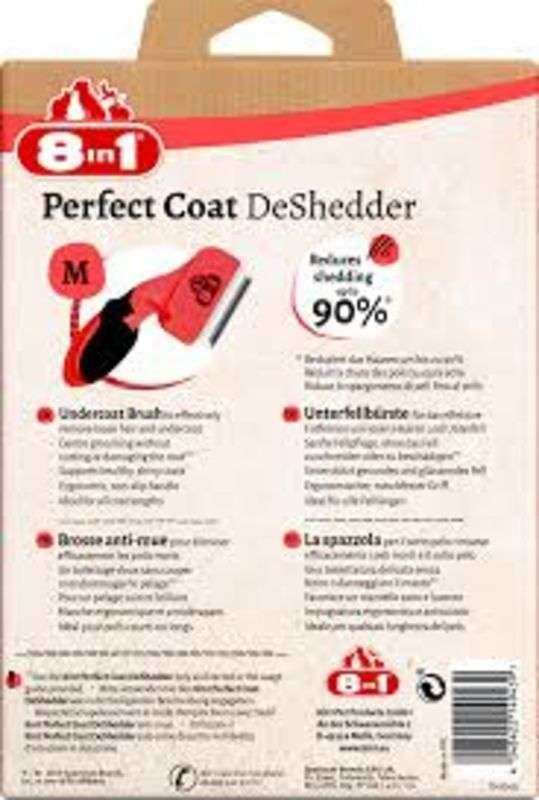 Дешеддер для собак 8in1 Perfect Coat, розмір M, 6,5 см