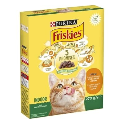 Корм сухий для кішок Purina Friskies Indoor Cat, 270 г