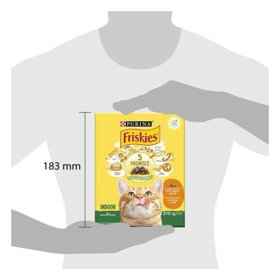 Корм сухий для кішок Purina Friskies Indoor Cat, 270 г