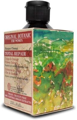 Шампунь Original Botanic Total Repair для пошкодженого волосся відновлюючий жіночий, 250 мл