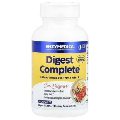 Ферменти для травлення Enzymedica Digest, 90 капсул