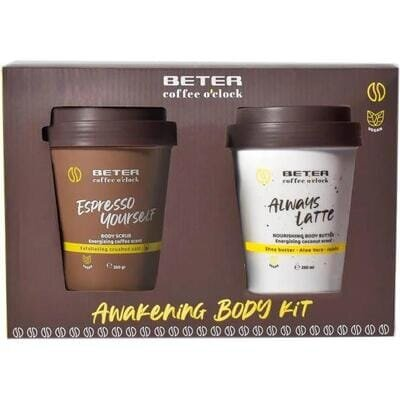 Набір для тіла Beter Awakening body kit (скраб для тіла 350 г + масло для тіла 250 мл)