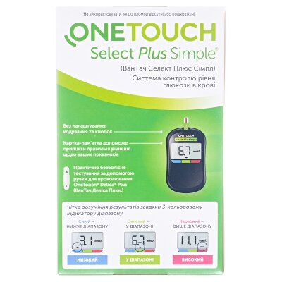 Глюкометр One Touch Select Plus Simple