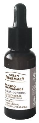 Концентрат для обличчя Green Pharmacy проти недоліків шкіри Бамбук + ніацинамід, 30 мл