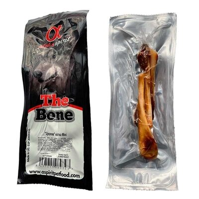 Кость натуральна м'ясна Alpha Spirit Ham Bone Mini Цукрова кісточка для собак, 3 кісточки по 12 см