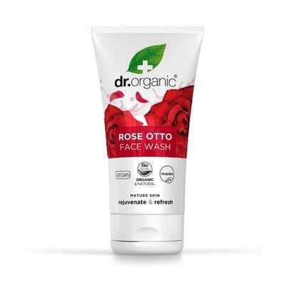 Гель для вмивання Dr. Organic з олією троянди Отто очищуючий, 150 мл