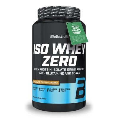 Протеїн Biotech Iso Whey Zero chocolate-toffee, 908 г