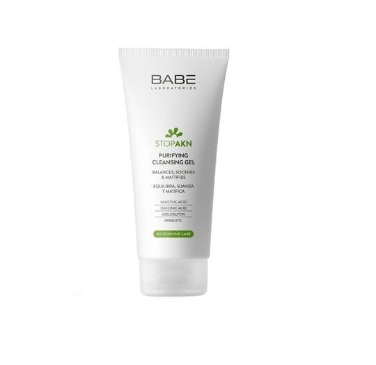 Гель для обличчя Babe Laboratorios Stop Akn очищуючий для жирної та проблемної шкіри, 200 мл