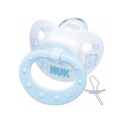 Пустушка силіконова NUK Baby Blue 10736275 ортодонтична розмір 2, 1 шт