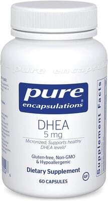 ДГЕА Pure Encapsulations DHEA 5 мг, 60 капсул