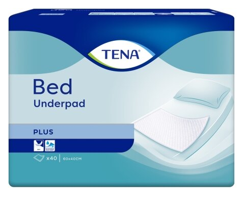 Пелюшки Tena Bed Plus одноразові поглинаючі 60 x 40 см, 40 шт