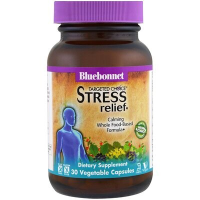 Комплекс для зняття стресу Bluebonnet Nutrition Targeted Choice Stress Relief, 30 вегетаріанських капсул