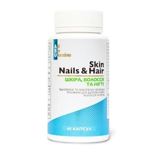 Комплекс для шкіри, волосся та нігтів ABU Skin Nail & Hair капсули №60