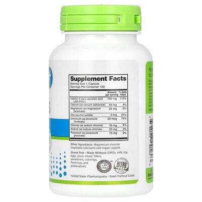 Електроліти NutriBiotic Essential Electrolytes, 100 веганських капсул