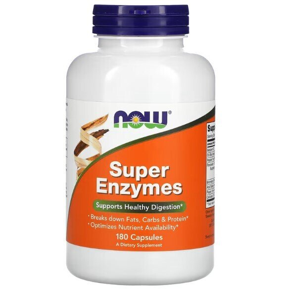 Супер Ензими NOW Super Enzymes капсули №180