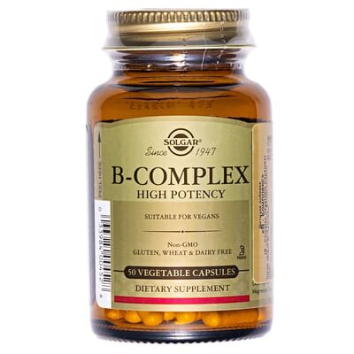 Вітаміни групи В Solgar B-Complex вег. капсули №50