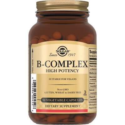 Вітаміни групи В Solgar B-Complex вег. капсули №50