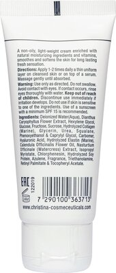 Крем для обличчя Christina Elastin Collagen Placental Enzyme Moisture Cream with Vitamins A, E&HA зволожуючий, 60 мл