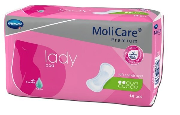 Прокладки урологічні MoliCare Premium Lady pad 2 краплі, 14 штук