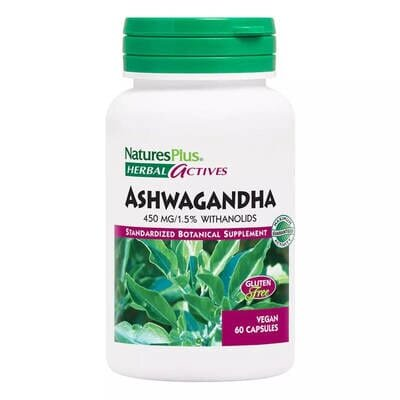 Ашваганда Nature's Plus Herbal Activess Ashwagandha 450 мг вег. капсули №60