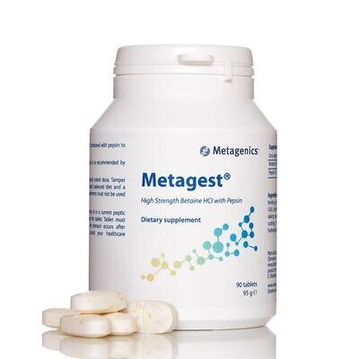 Метаджест Metagenics SpectraZyme Metagest таблетки по 1 г №90 у флак. скл.