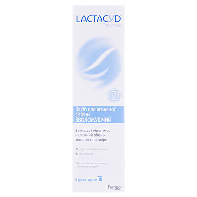 Засіб для інтимної гігієни Lactacyd Pharma Зволожуючий, з дозатором, 250 мл