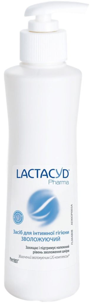 Засіб для інтимної гігієни Lactacyd Pharma Зволожуючий, з дозатором, 250 мл