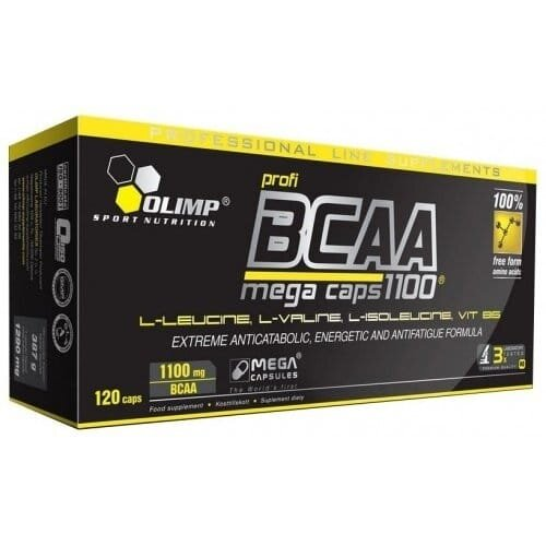 Амінокислота Olimp BCAA 1100 Mega Caps blister, 120 капсул
