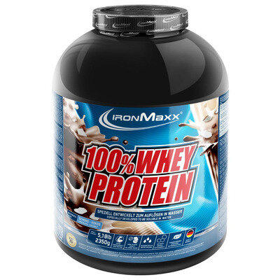Протеїн IronMaxx 100% Whey Protein Фісташка-кокос, 2350 г (банка)