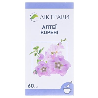 Алтеї корені по 60 г у пач. з внут. пак.