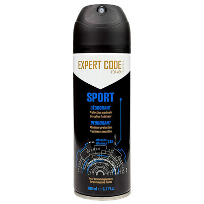 Дезодорант спрей Expert Code Sport для чоловіків, 200 мл