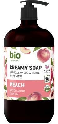 Крем-мило Bio Naturell Персик, з дозатором, 946 мл