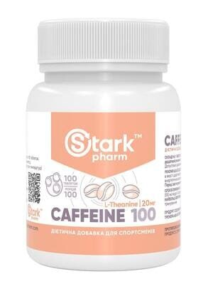 Кофеїн Stark Pharm Caffeine 100 мг, 100 таблеток