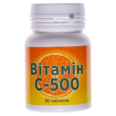 Вітамін С-500 Краса і Здоров'я таблетки №30