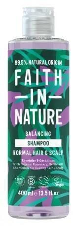Шампунь Faith In Nature натуральний з лавандою та геранню, 400 мл