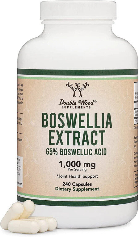 Босвелія Double Wood Boswellia 1000 мг, 240 капсул