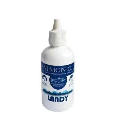 Олія лосося Landy Salmon Oil для собак та котів, 100 мл