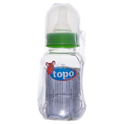 Пляшечка для годування TOPO BUONO GT160 із силіконовою соскою ST1 без ручок, 120 мл
