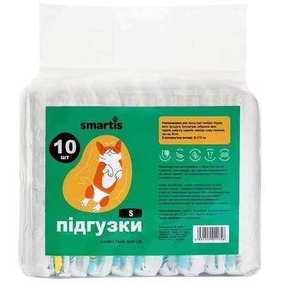 Підгузки-пояси Smartis для собак (сук), розмiр S, 10 штук