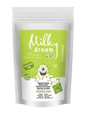 Сіль для ванн Milky Dream kids шипучі кристали Монстрик Мах, 300 г