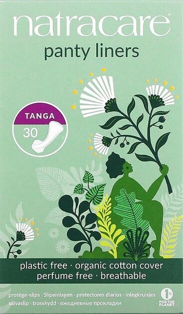 Прокладки щоденні Natracare 3072 Tanga органічні, 30 шт