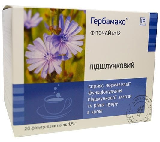 Фіточай Гербамакс №12 Підшлунковий по 1,5 г №20 у філ.-пак.