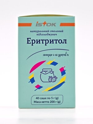 Еритритол порошок по 5 г №40 у саше