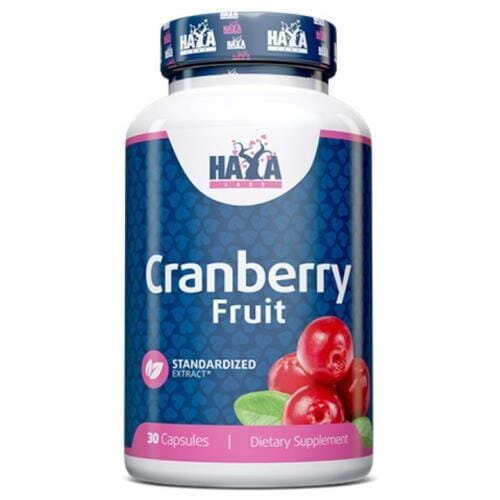 Екстракт плодів журавлини Haya Labs Cranberry Fruit Extract, 30 капсул