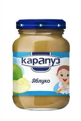 Пюре фруктове Карапуз Яблуко, 200 г