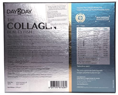 Морський колаген комплекс Orzax Day2Day The Collagen Beauty Fish №30 у саше