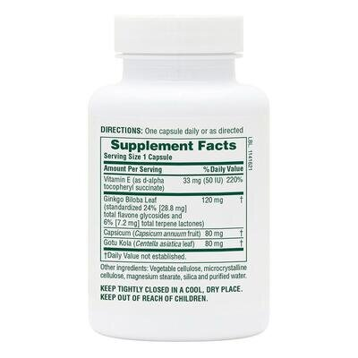 Гінкго Білоба комбо Nature's Plus Ginkgo-Combo, 90 капсул