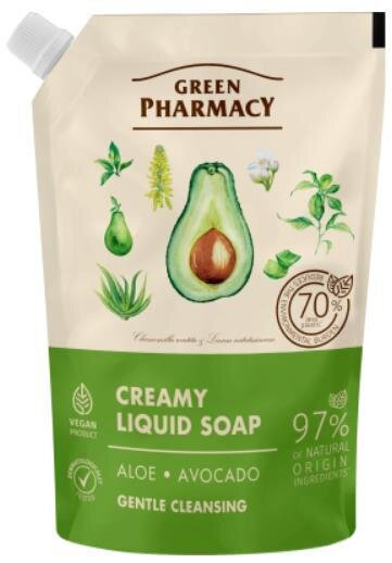 Мило рідке Green Pharmacy Алое і авокадо, дой-пак, 460 мл