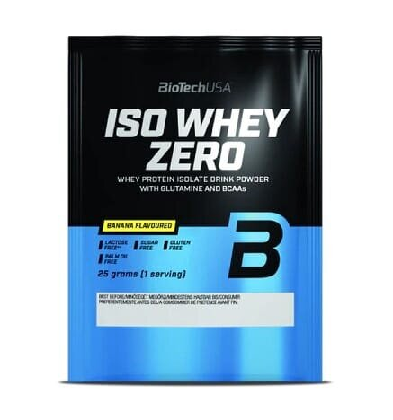Протеїн Biotech Iso Whey Zero banana, 25 г