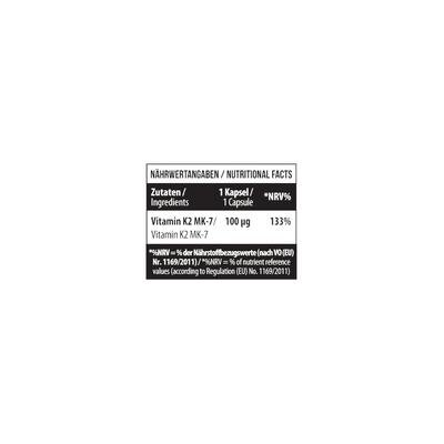 Вітамін К2 MK7 MST Nutrition Vitamin K2 MK7, 100 капсул